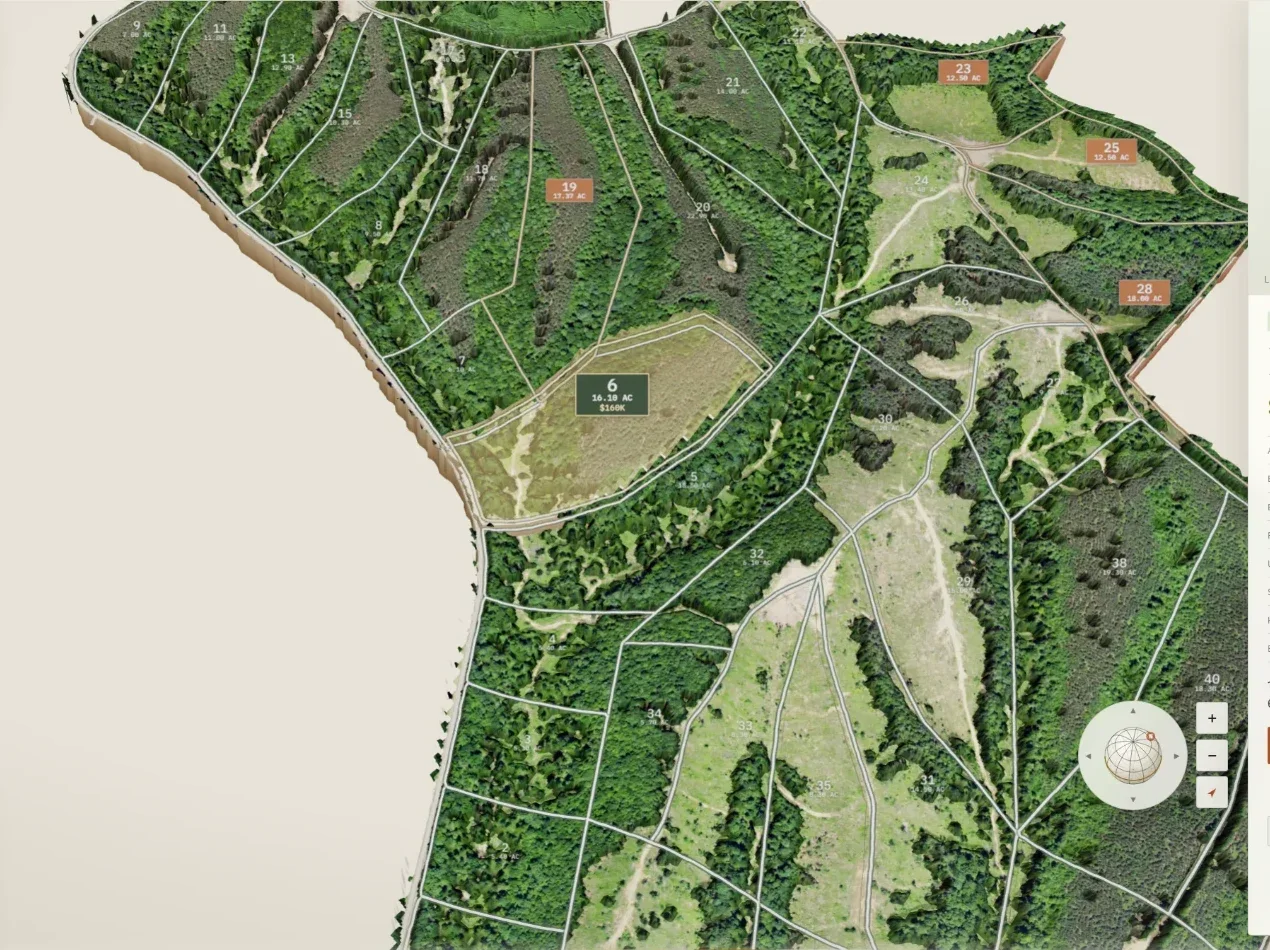 Interactive 3D terrain